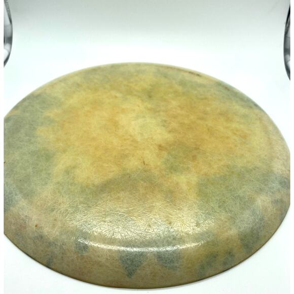 Beautiful Vintage Fiberglass Peonies Serving Tray‎ Earth tone Decor Vintage - Picture 2 of 5